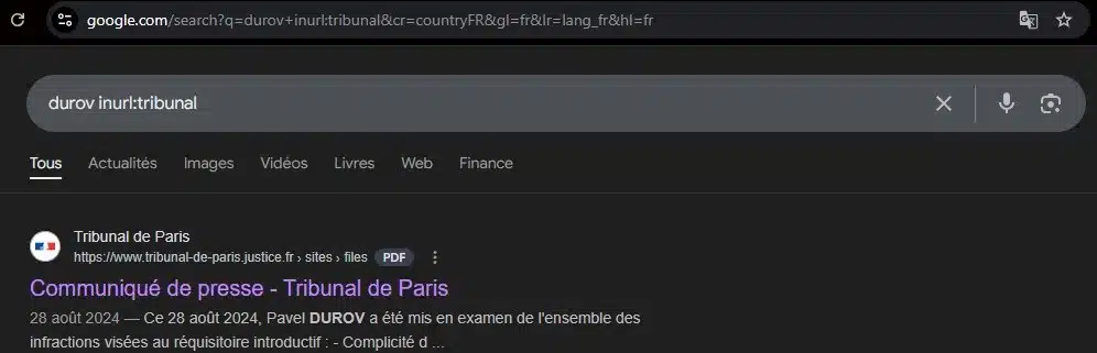 Google dork