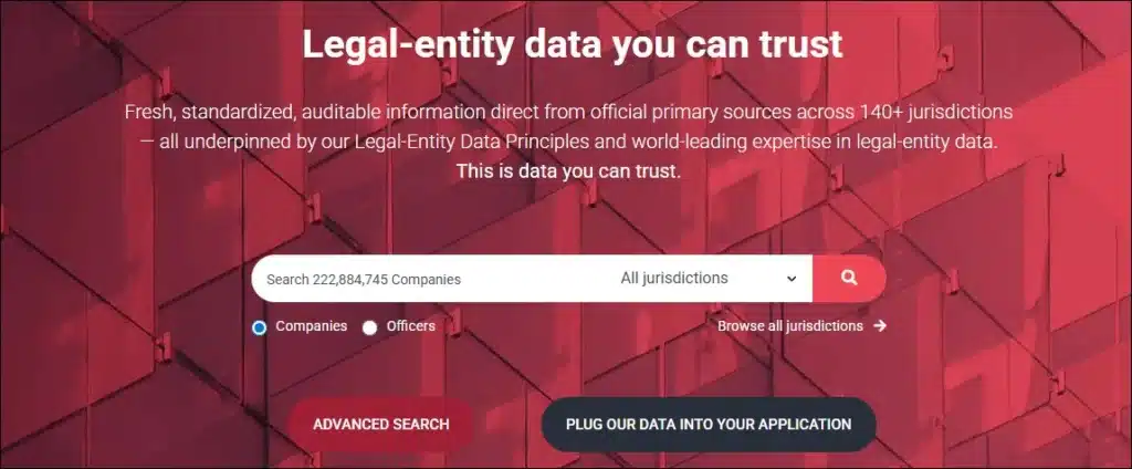 инструменты OSINT Opencorporates